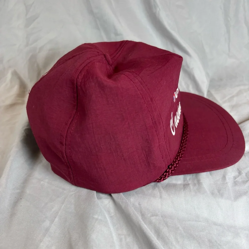 Vintage Carnival Cruise Lines Casino Player Gambling‎ SnapBack Hat Poker 80s